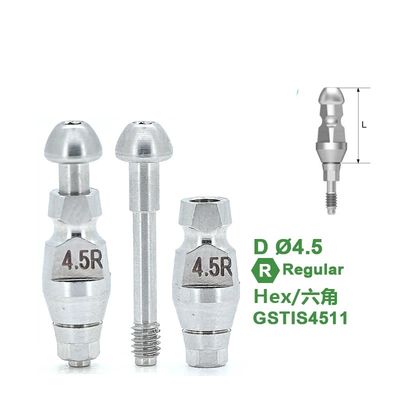 Osstem® GS/TS Close Tray Transfer Impression Coping Titanium Coping Transfer Compatiable to Mini & regular